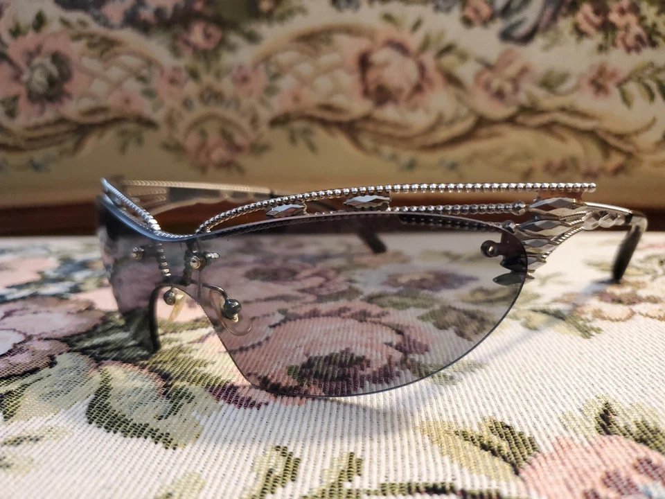 Jean Paul Gaultier винтажный готический стиль солнцезащитные очки W/def. Сделано в Японии редкая!!! - Изображение 2 из 4