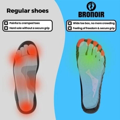 Bronoir barefoot shoes, Air shoes for men and women, minimalist training shoes - Picture 34 of 59