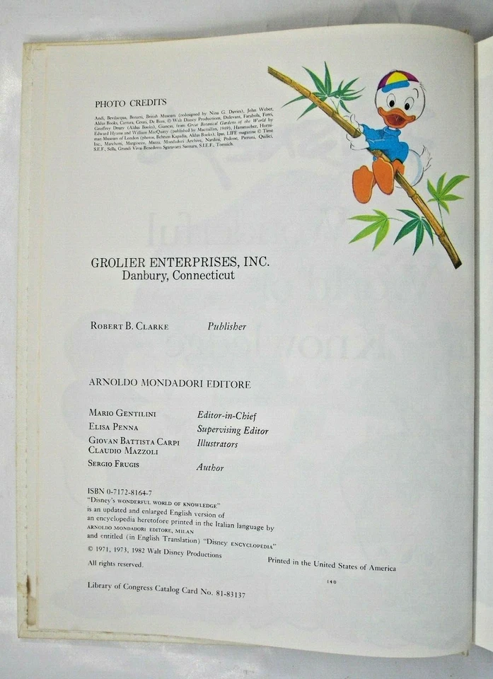 Disney's Wonderful World of Knowledge Nature 1982 hardback - Image 2 of 4