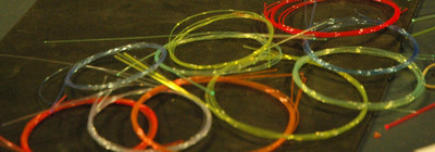 7' Of GREEN - BULLSEYE FIBER OPTICS .019'' for Archery Bows