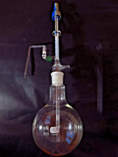 Schott Jenaer Glas Glaskolben mit Bühler Citopipette Laborbedarf