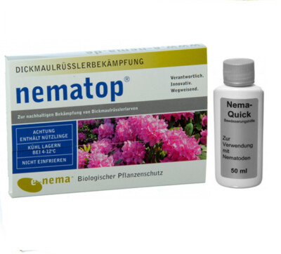HB Nematoden (25 Mio) + Nema-Quick (50 ml) Kombi-Packung gegen Dickmaulrüssler