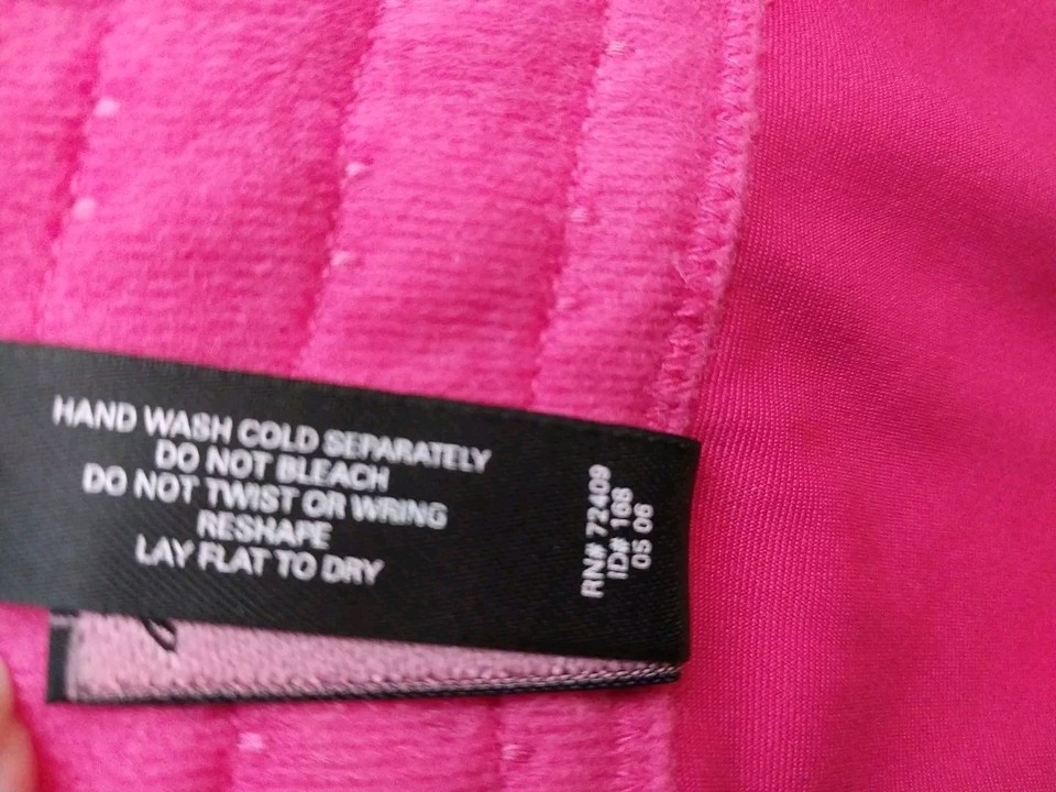 Victoria's Secret Sexy Little Things Lingerie Bra Top Pink Coquette EUC