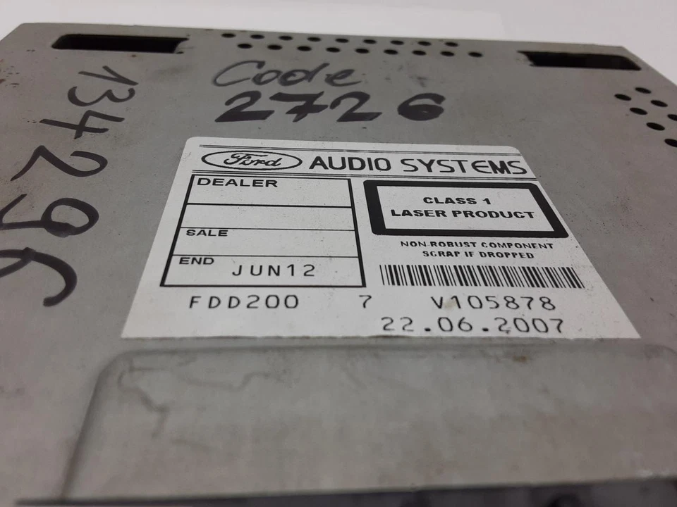 FORD FOCUS 2005-2007 Radio Autoradio 7M5T18C815BA - Bild 3 von 3