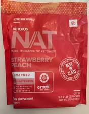 Prüvit Ketones NAT (Box- Bag) 20 Packs Charged STRAWBERRY/FREE SHIPP Ex 11/2025