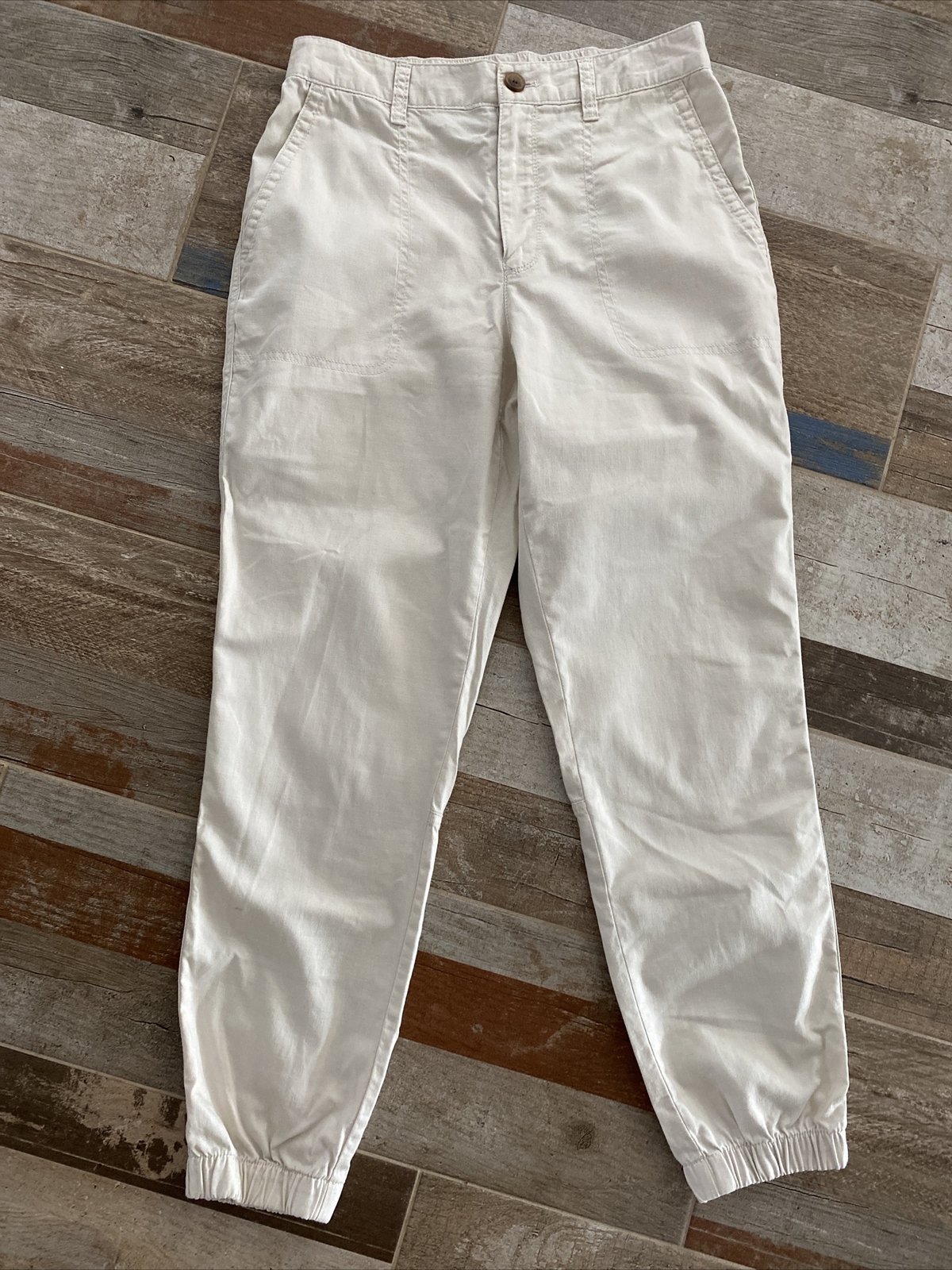 GAP Twill Girlfriend Jogger Size 4 eBay