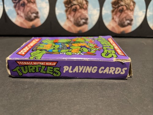 Vintage Teenage Mutant Ninja Turtles TMNT Playing Cards with Box 1990 - Complete - Picture 4 of 4