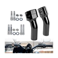 1 inch Handlebar Riser Clamp Round, 4 inch Height Increase Motorcycle Pullbac...