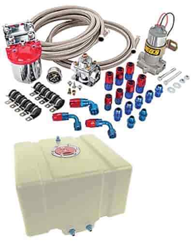 JAZ Products 250-012-05K Fuel System Kit Includes: Drag Race Fuel Cell 12-Gallon