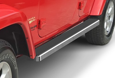 Premium 4'' iBoard Side Steps Fit 07-18 Jeep Wrangler JK 4Dr