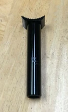 Black Alloy  Pivotal Seat Post 25.4mm x 135mm       BMX Bicycle Seatpost