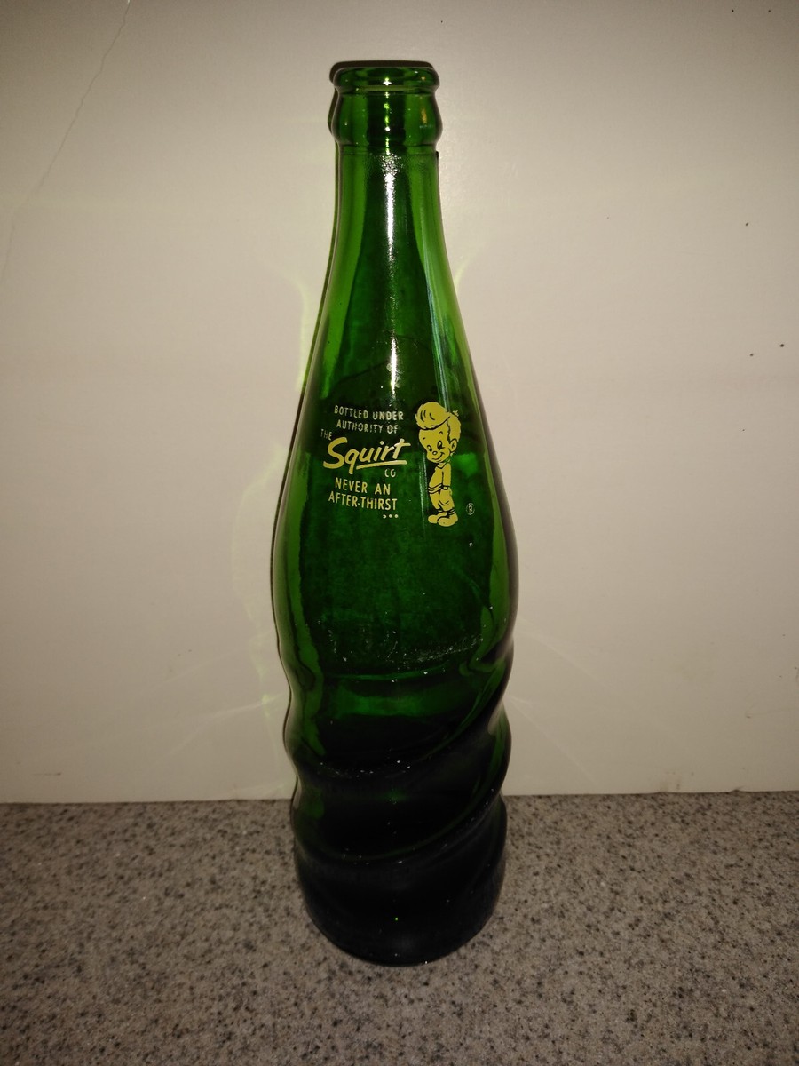 Antique Squirt Bottle Soda Pop Squirt Never An After-Thirst Green