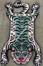 Tibetan Tiger Rugs 3x5 Feet Handmade 100% Woolen Hand Tufted For Home Decoration
