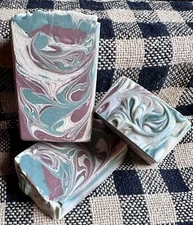 Sandalwood Sage Lavender Goat Milk Soap Price For ONE BAR OF SOAP. App. 5 Oz