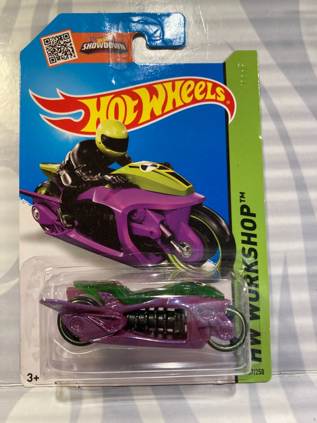 2015 HOT WHEELS ''HW WORKSHOP'' #187 = FLY-BY = PURPLE    int