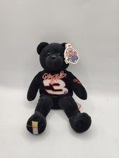 Nascar 2001 Dale Earnhardt 3 Team Speed Bear Black 9  Beanie Bear