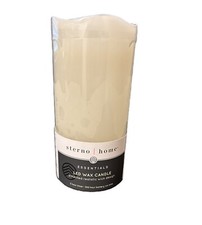 Flameless LED Wax Candles Cream with Timer 2 AA batteries not included 