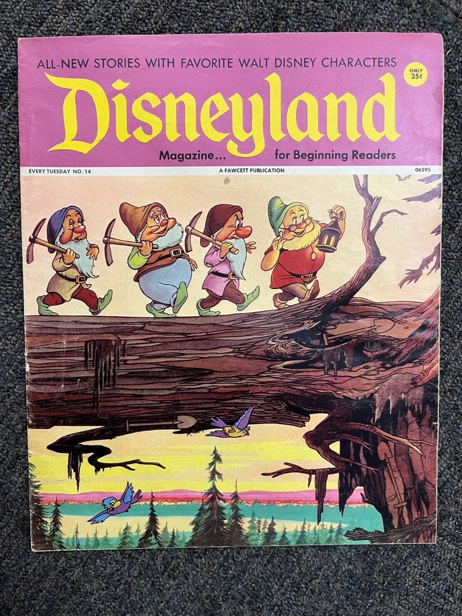 1972 No. 14 DISNEYLAND MAGAZINE Snow White & the 7 Dwarves Stories