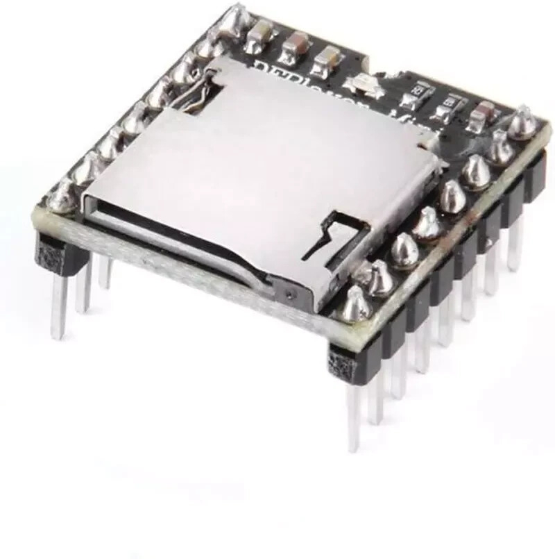 2pcs mp3 Player Mini MP3 Player Audio Voice Module TF Card U Disk Board for DFPl