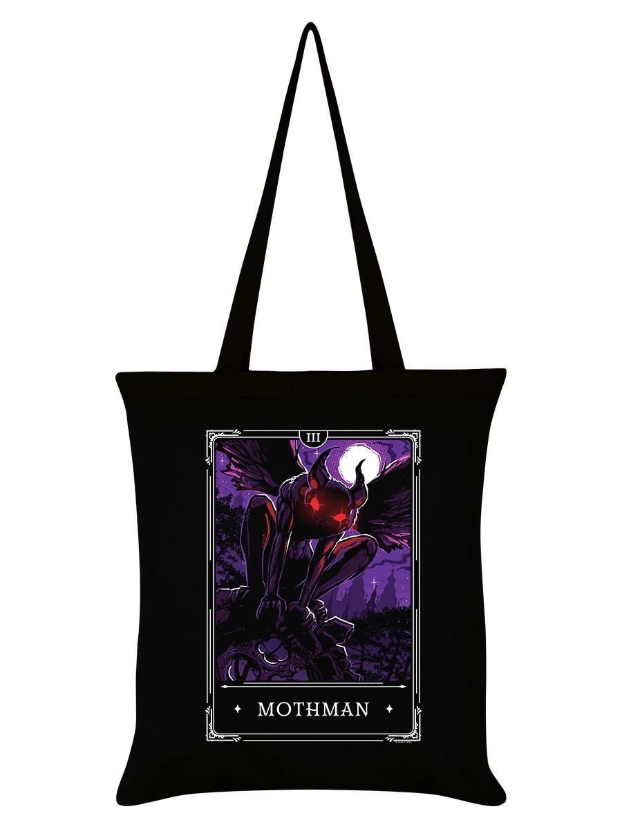 Deadly Tarot Tote Bag Legends Mothman Black 38x42cm