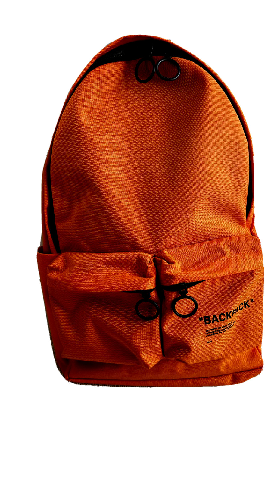 OFF-WHITE C/O VIRGIL ABLOH Orange Quote Logo Backpack FREE SHIPPING