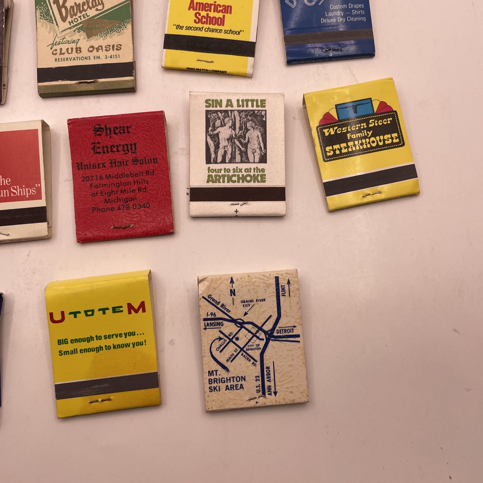 Vintage Matchbook lot of 23 eBay