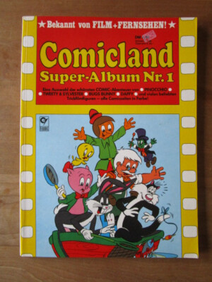 Comicland Super-Album Nr. 1. Bekannt von Film und Fernsehen 1980. BUGS BUNNY