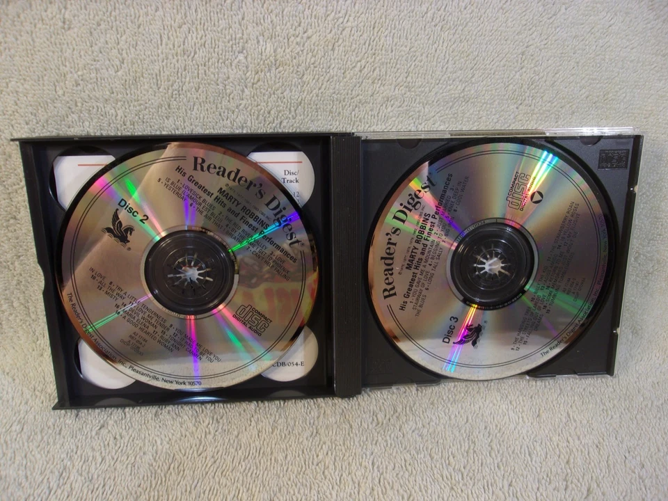 Marty Robbins - His Greatest Hits And Finest Performances (CD, 3-Disc) LIKE NEW! - Image 3 of 4