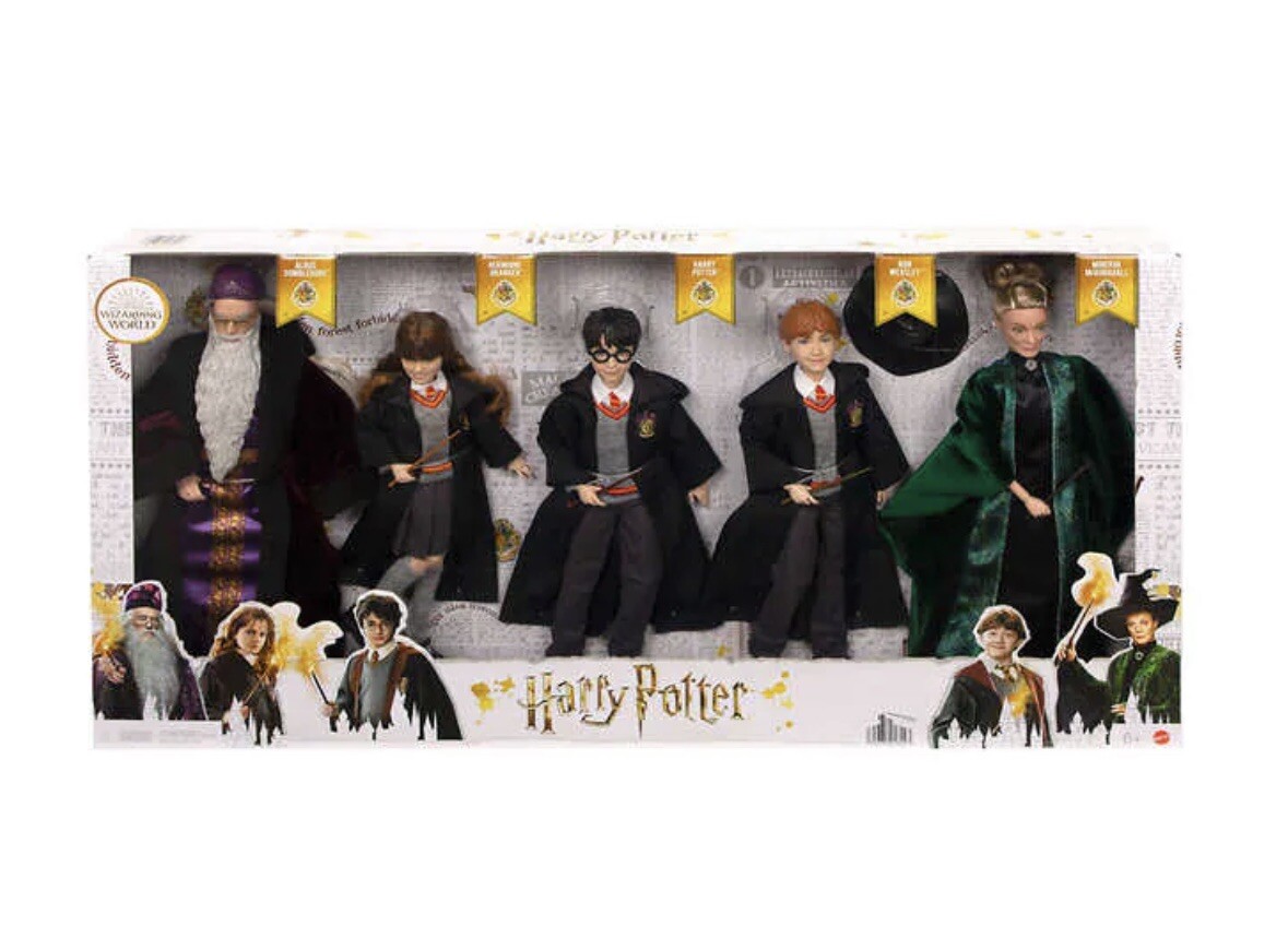 COPY New Sealed Harry Potter Dolls Mattel Complete Set of 5 Wizarding