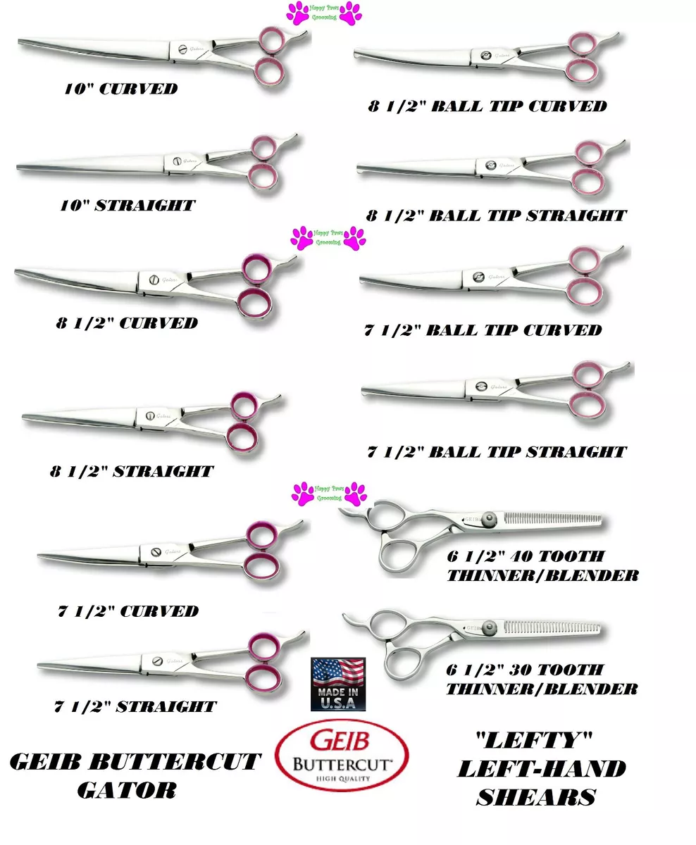Lefty grooming shears 2025
