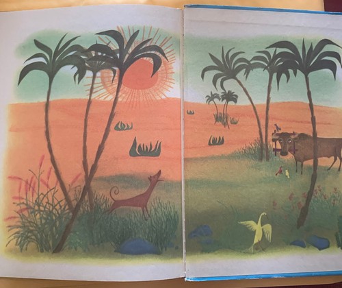 #293 Vintage Rudyard Kipling's 1955 How The Camel Got His Hump Book - Picture 5 of 6