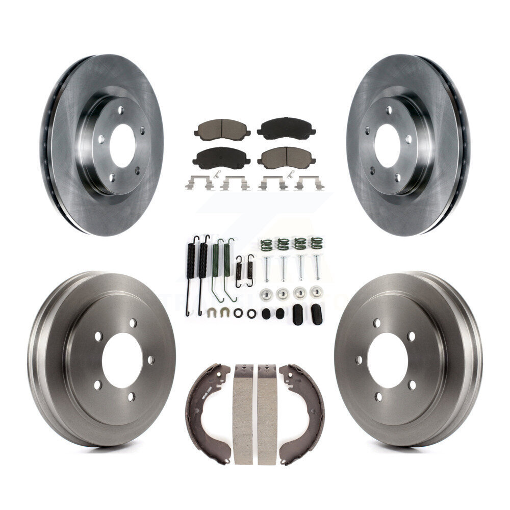 Ceramic Brake Rotor & Pad Kit 7Pc for Jeep Patriot Compass Dodge Front & Rear