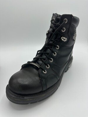 VINTAGE SIZE 10 HARLEY DAVIDSON MOTORCYCLES GENUINE LEATHER RIDING