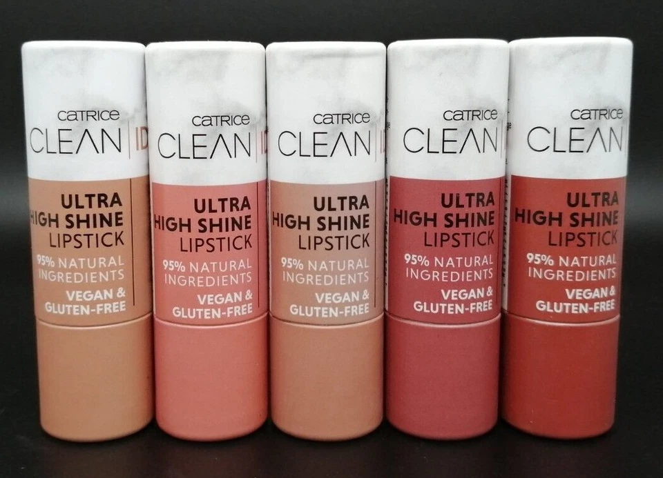 2x Catrice: Clean ID-Ultra High Shine Lipstick/Lippenstift- Farbauswahl -2x 3,5g