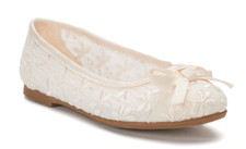 SO Troupe Girls' Ballet Flats Beige, Size: 5 P