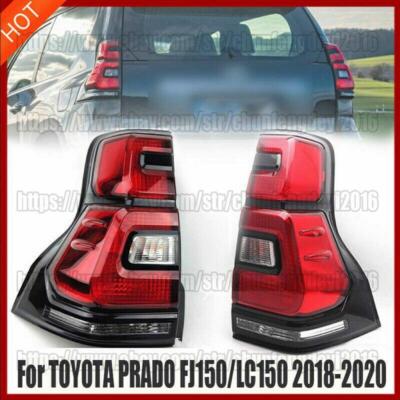 2pcs Rear Brake Tail Light Lamp For Toyota Land Cruiser Prado 2018
