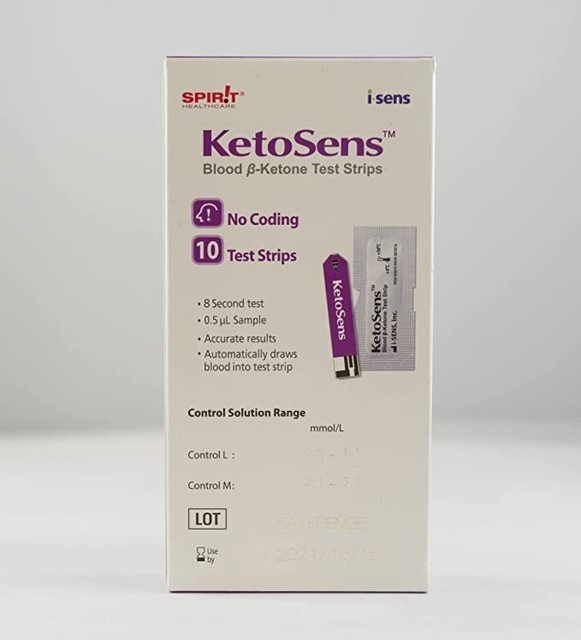 KetoSens Ketone Glucose Blood Test Strips 10 Pack for sale online eBay