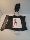 Sexy Bunny Costume Adult Black Rabbit Halloween Daisy Corsets LV-1369 Size 4X
