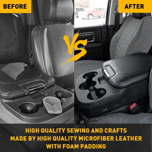 For 2013-2019 Dodge Ram 1500 Car Armrest Cushion Cover Center Console Box Pad US - Bild 5 von 12