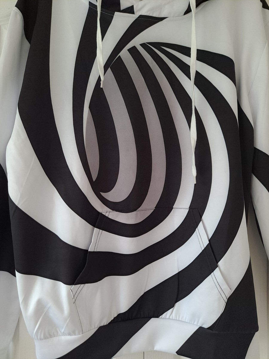 【PRENDA】★人氣★LOGO TAPE APPLIQUE SWEATSHIRTS NEW ! Men's SMALL Kappa Logo Tape Apet 2 Black Drawstring