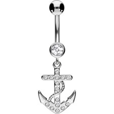 PIERCINGLINE  Bauchnabelpiercing Titan Banana...