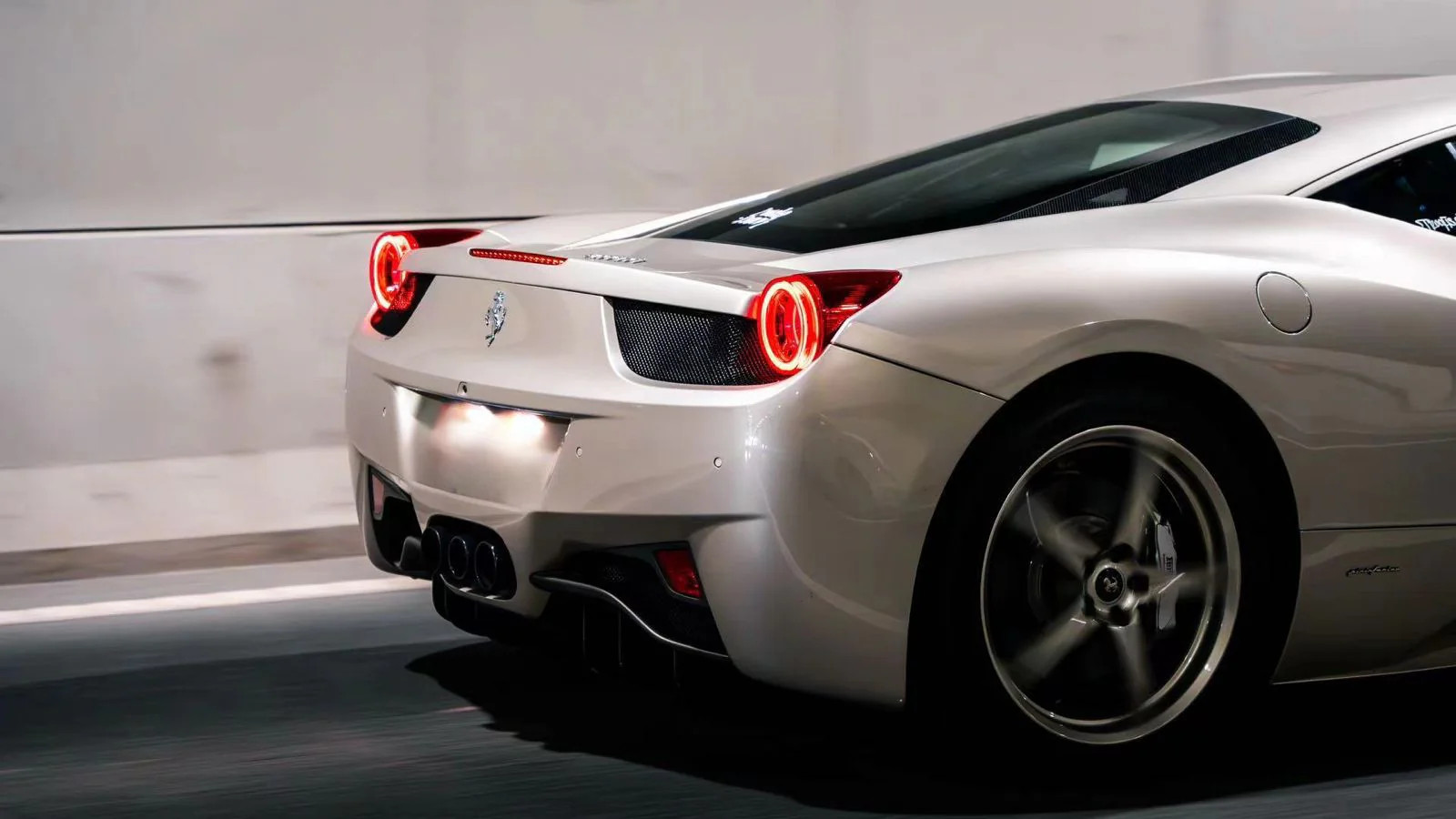 AlphaRex NOVA-Series Prismatic LED Tail Lights Red Smoke For Ferrari 458 (10-15)