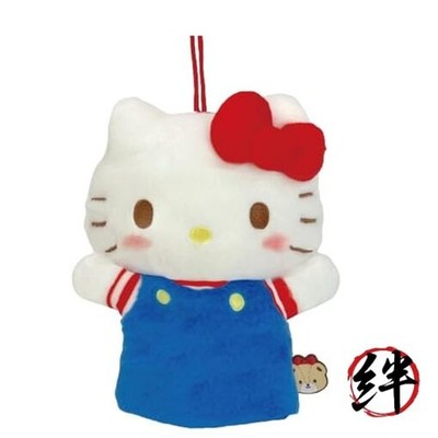 Sanrio Figuren Handpuppe Hello Kitty 201805-24 Größe: H24 x B20 x T9 cm