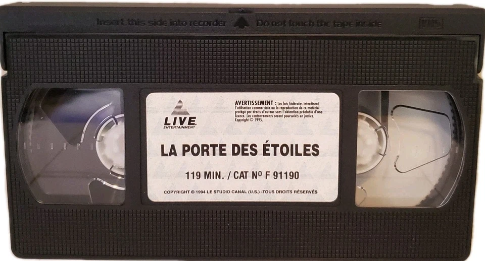 La Porte Des Etoiles/ Stargate (VHS French) Tested Kurt Russell - Image 3 of 3