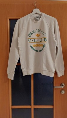 Adidas Originals Sweatshirt  Pullover weiß Gr.S ,Sport Club gesticktes Logo