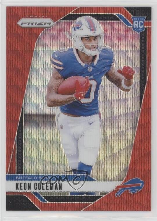 2024 Panini Prizm Rookies Red Wave 20/149 Keon Coleman #362 Rookie RC 1js1