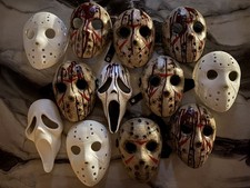 Jason Voorhees Mask - Friday The 13th - Hand Painted