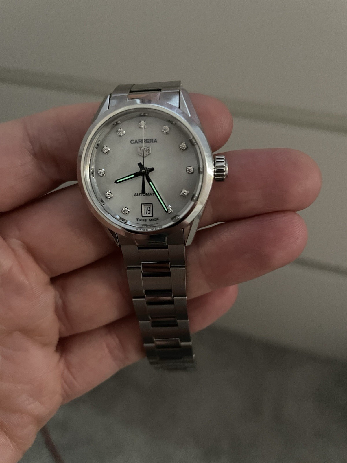 Tag Luxury Silver Stainless Steel with