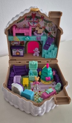 Mattel Polly Pocket Adventskalender, Lebkuchenhaus Compact, 100% vollständig