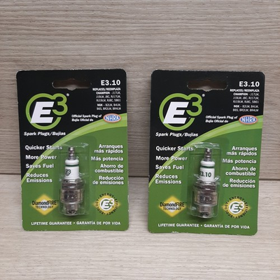 #ad E3 Lawn amp; Garden Spark Plug E3.10 Replaces Champion and NGK Models Lot Of 2 $8.45